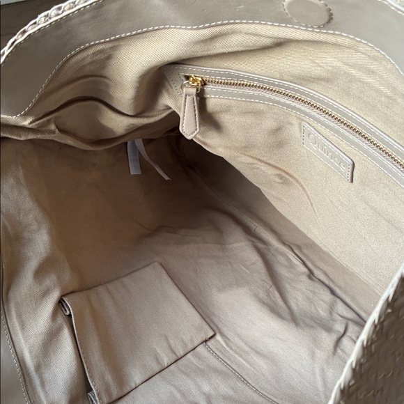 Quince Italian Leather Handwoven Large Tote - Picture 16 of 16